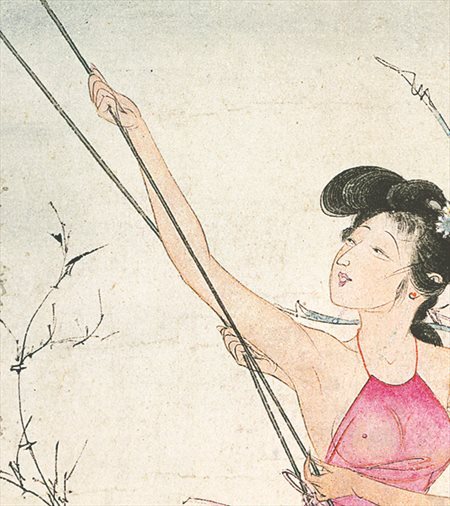 三台县-胡也佛的仕女画和最知名的金瓶梅秘戏图